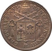 1 Quattrino - Gregorio XVI obverse image