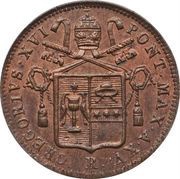 ½ Baiocco - Gregorio XVI obverse image