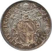 10 Baiocchi - Pio IX 900 Silver obverse image