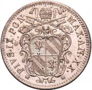 10 Baiocchi - Pio IX 835 Silver obverse image
