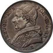 20 Baiocchi - Gregorio XVI obverse image