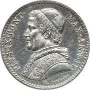 20 Baiocchi - Pio IX 900 Silver obverse image