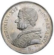 50 Baiocchi - Gregorio XVI obverse image