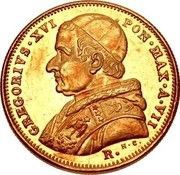 5 Scudi - Gregorio XVI obverse image