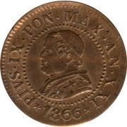 1 Centesimo - Pius IX obverse image