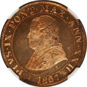 ½ Soldo - Pio IX obverse image