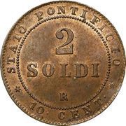 2 Soldi - Pius IX reverse image