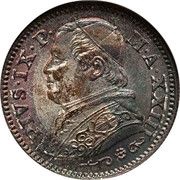 10 Soldi - Pius IX P· M· obverse image