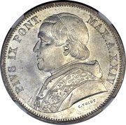 5 Lire - Pius IX obverse image