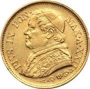 10 Lire - Pius IX obverse image