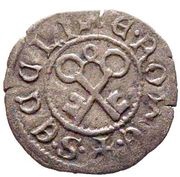 Denier - Jean XXII Parma, Vatican City, 1326-1328 reverse image
