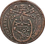 2 Baiocchi - Pius VI PERVSIA AVGVSTA obverse image