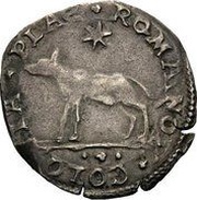 ½ Giulio - Adriano VI, Vatican City, 1522-1523 reverse image