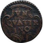 1 Quattrino - Pope Benedict XIV, Vatican City, 1740-1758 reverse image