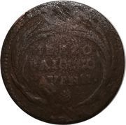 ½ Baiocco - Benedict XIV Palm wreath, Vatican City, 1740-1758 reverse image
