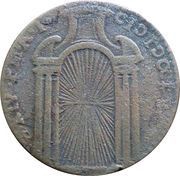 ½ Baiocco - Benedict XIV Jubilee, Vatican City, 1750 reverse image