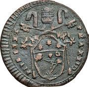 ½ Baiocco - Pius VI obverse image