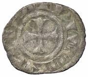 1 Denaro Paparino - Pietro di Montebruno Sede Vacante, Vatican City, 1268-1271 reverse image