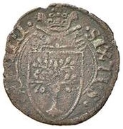 1 Quattrino - Sixtus IV S LAVREN' D VITERB obverse image