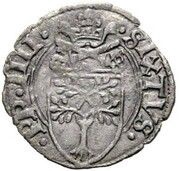 1 Quattrino - Sixtus IV SANTVS PETRV obverse image
