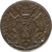 5 Centesimi - Pius XI obverse image