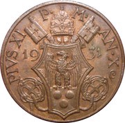 10 Centesimi - Pivs XI obverse image