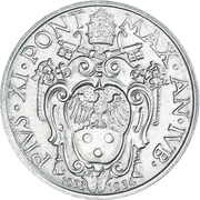 20 Centesimi - Pivs XI Jubilee obverse image