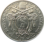 20 Centesimi - Pivs XII obverse image