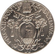 1 Lira - Pivs XII obverse image