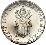 1 Lira - Pius XII Prova obverse image