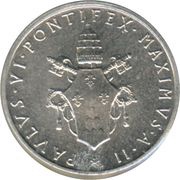 1 Lira - Pavlvs VI obverse image