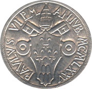 1 Lira - Pavlvs VI Faith in the Lord obverse image