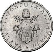 2 Lire - Pavlvs VI obverse image