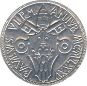 5 Lire - Pavlvs VI Redemption of the Woman of Bethany obverse image