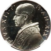 10 Lire - Pius XII Prova obverse image