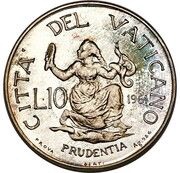 10 Lire - Ioannes XXIII Prova, Vatican City, 1959-1962 reverse image