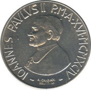 10 Lire - Ioannes Paulus II Development and Solidarity obverse image