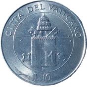 10 Lire - Ioannes Paulus II Children reverse image