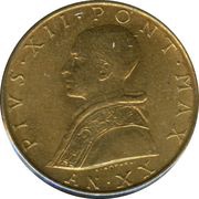 20 Lire - Pivs XII obverse image
