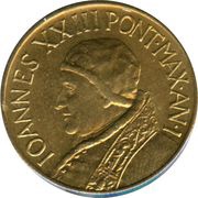 20 Lire - Ioannes XXIII obverse image