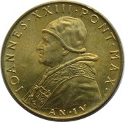 20 Lire - Ioannes XXIII Second Ecumenical Council obverse image