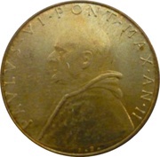 20 Lire - Pavlvs VI obverse image