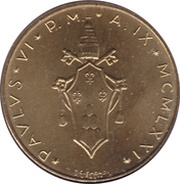 20 Lire - Pavlvs VI obverse image