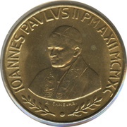 20 Lire - Ioannes Paulus II Catholic and Orthodox Churches obverse image
