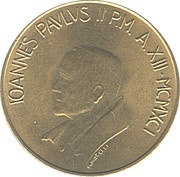 20 Lire - Ioannes Paulus II Construction obverse image