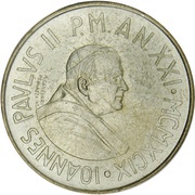 20 Lire - Ioannes Pavlvs II The Work obverse image
