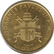 20 Lire - Ioannes Paulus II Pius XI obverse image