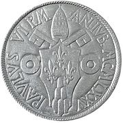 50 Lire - Pavlvs VI The Peace of the Lord obverse image