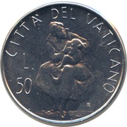 50 Lire - Ioannes Paulus II Motherhood reverse image