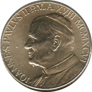 50 Lire - Ioannes Paulus II Guardian Angel obverse image